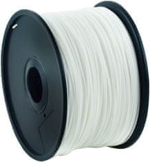 Gembird tisková struna (filament), PLA, 1,75mm, 1kg, bílá (3DP-PLA1.75-01-W)