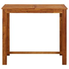 Greatstore Barový stůl z masivního akáciového dřeva 120 x 60 x 105 cm