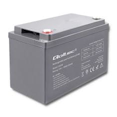 Qoltec Baterie AGM | 12V | 100Ah | max. 1200A