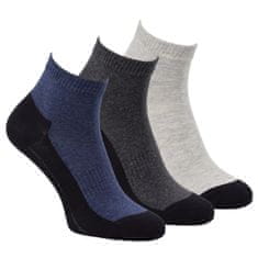 OXSOX Active pánské bavlněné kotníkové ponožky Active 5300422 3-pack , 39-42