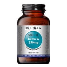 VIRIDIAN nutrition Extra C 550mg 150 kapslí 