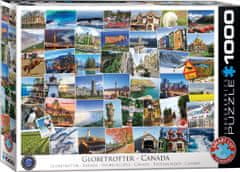 EuroGraphics Puzzle Světoběžník - Kanada 1000 dílků