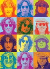 EuroGraphics Puzzle Barevné portréty Johna Lennona 1000 dílků