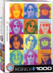 EuroGraphics Puzzle Barevné portréty Johna Lennona 1000 dílků