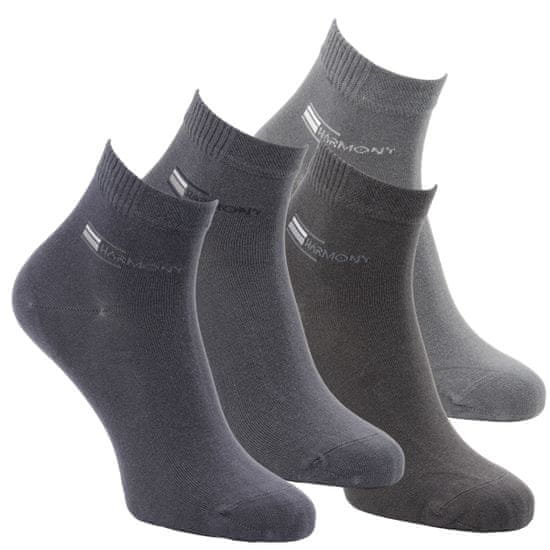 RS pánské bavlněné kotníkové Harmony ponožky 7300222 4-pack
