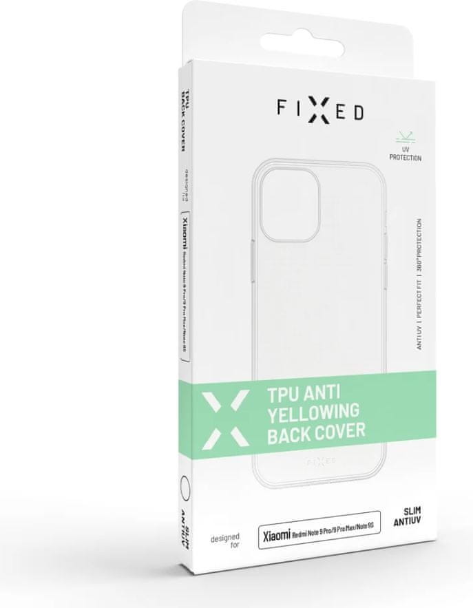 FIXED TPU gelové pouzdro Slim AntiUV pro Realme 9, čiré, FIXTCCA-857