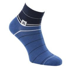 RS pánské bavlněné kotníkové vzorované ponožky 7300322 4-pack, 39-42