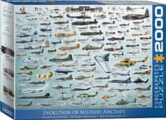 EuroGraphics Puzzle Vojenská letadla 2000 dílků