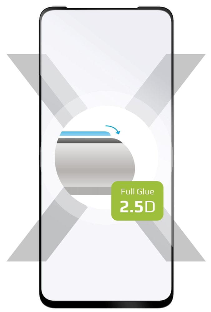 Levně FIXED Ochranné tvrzené sklo FIXED Full-Cover pro Honor Play 40 Plus, lepení přes celý displej FIXGFA-1177-BK, černé
