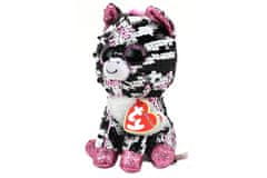 TY Beanie Boos Zoey 15 cm - zebra růžová