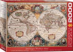 EuroGraphics Puzzle Antická mapa světa 2000 dílků