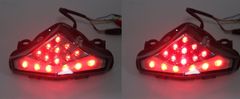 M-Style Zadní světlo LED Kawasaki ER-6 2012-2016 - Barva provedení skla : čiré