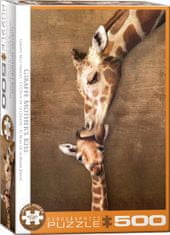 EuroGraphics Puzzle Polibek žirafy XL 500 dílků