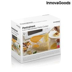 InnovaGoods Vařič těstovin do mikrovlnné trouby Pastrainest, s příslušenstvím a recepty, 4 v 1