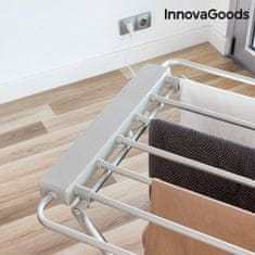 InnovaGoods Skládací elektrický sušák na prádlo, 6 tyčí, 100 W