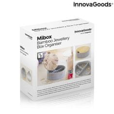 InnovaGoods Bambusová šperkovnice se zrcadlem Mibox