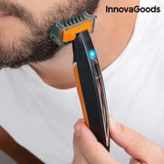 InnovaGoods Nabíjecí elektrický zastřihovač vlasů a vousů, 3 v 1