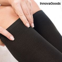 InnovaGoods Relaxační kompresní ponožky, černé