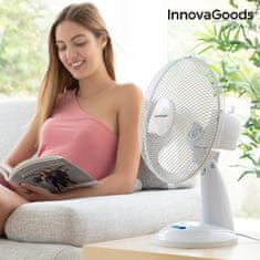InnovaGoods Stolní ventilátor, 35 W, bílý