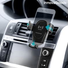 InnovaGoods Držák mobilního telefonu s bezdrátovou Qi nabíječkou do auta Wolder