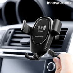 InnovaGoods Držák mobilního telefonu s bezdrátovou Qi nabíječkou do auta Wolder