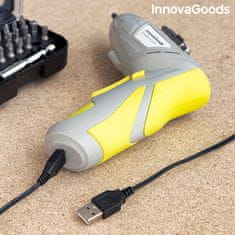 InnovaGoods Elektrický bezdrátový šroubovák Drivelite s příslušenstvím