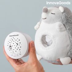 InnovaGoods Plyšový ježek s melodiemi a nočním osvětlením Spikey