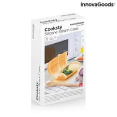InnovaGoods Multifunkční silikonový napařovač s recepty Cooksty
