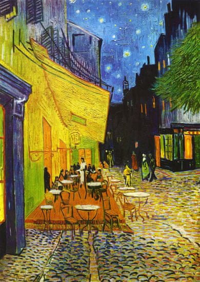 ENJOY  Puzzle Vincent Van Gogh: Terasa kavárny v noci 1000 dílků