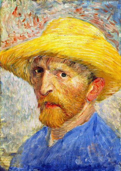 ENJOY  Puzzle Vincent Van Gogh: Autoportét ve slaměném klobouku 1000 dílků