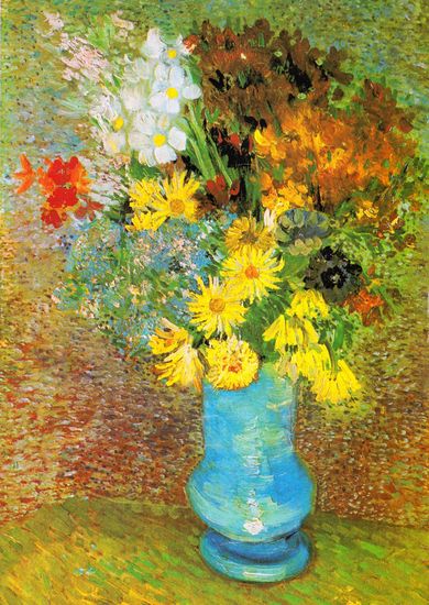 ENJOY  Puzzle Vincent Van Gogh: Váza se sedmikráskami a sasankami 1000 dílků
