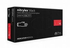 nitrylex rukavice černé L 100 kusů