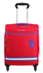US Polo kabinový látkový kufr Match 4W red