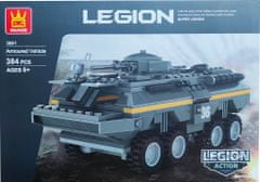 Wange Wange Legion stavebnice Obrněné vozidlo kompatibilní 384 dílů