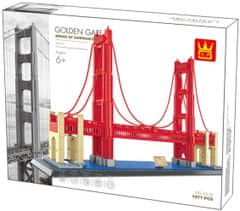 Wange Wange Architect stavebnice Golden Gate Bridge kompatibilní 1977 dílů