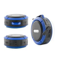 Northix Vodotěsný Bluetooth reproduktor – modrý 