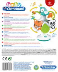 Clementoni Baby interaktivní volant - kolotoč se zvířátky