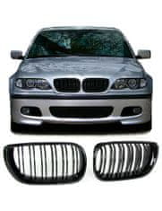Protec  Přední maska BMW E46 2001-2005 černá lesklá