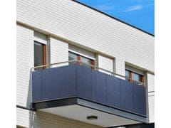 My Best Home Balkonová zástěna OSLO modrá, výška 90 cm, šířka různé rozměry MyBestHome Rozměr: 90x300 cm rozteč 50 cm