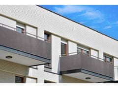 My Best Home Balkonová zástěna OSLO grafitová, výška 90 cm, šířka různé rozměry MyBestHome Rozměr: 90x400 cm rozteč 50 cm