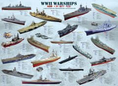 EuroGraphics Puzzle Válečné lodě 2.světové války 1000 dílků