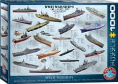 EuroGraphics Puzzle Válečné lodě 2.světové války 1000 dílků