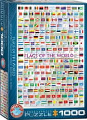 EuroGraphics Puzzle Vlajky světa 1000 dílků