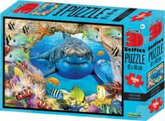 Prime 3D  Puzzle Schovávaná se žralokem 3D 500 dílků