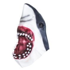 Korbi Profesionální latexová maska Shark, žraločí hlava
