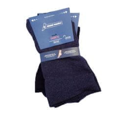 Zdravé Ponožky extra široké a roztažné bavlněné elastické zdravotní DIAbetické ponožky 9100820 2-pack, modrá, 39-42