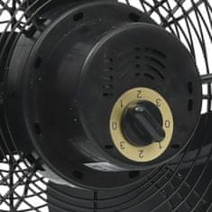Vidaxl Emaga Podlahový ventilátor 3 rychlosti 40 cm 40 W černý