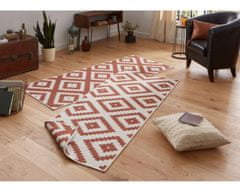 NORTHRUGS AKCE: 80x150 cm Kusový koberec Twin-Wendeteppiche 103130 terra creme – na ven i na doma 80x150