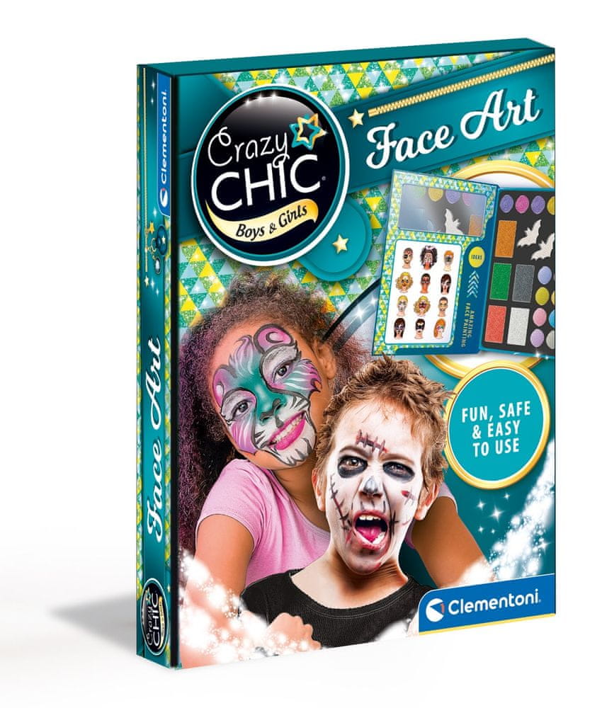 Levně Clementoni Crazy CHIC - Malování na obličej