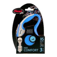 Flexi New Comfort XS popruh 3m modrá do 12kg